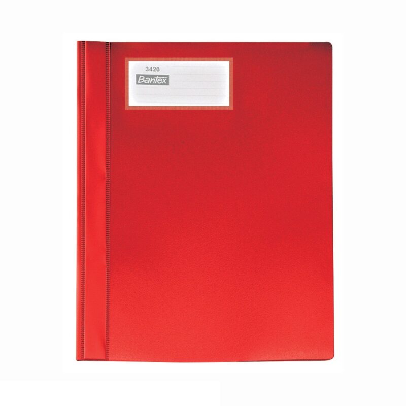 Bantex Delux Quotation Folder Red B3420