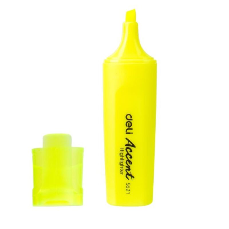 Deli Accent ES621  Highlighter Yellow