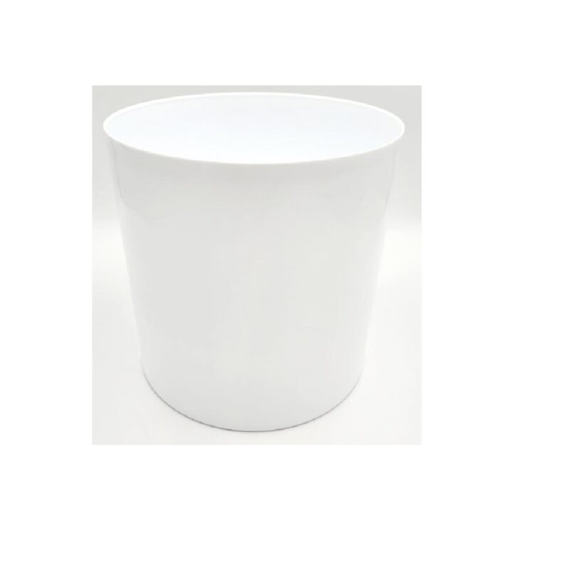 Penflex Small Round Bin White-030950 