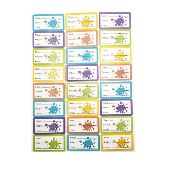 C-Thru Splash Labels (24'S)      