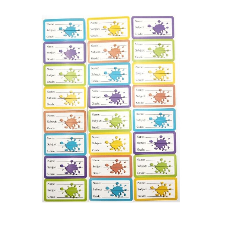 C-Thru Splash Labels (24'S)      