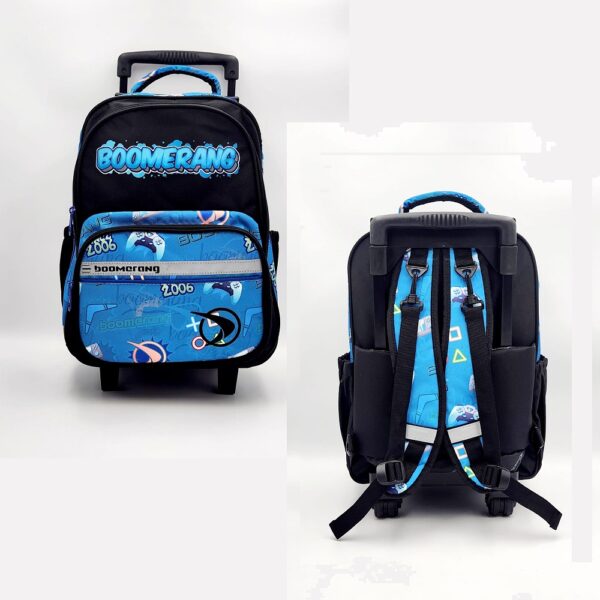 S-529-05 B/R Trolley Bag Blk/Teal