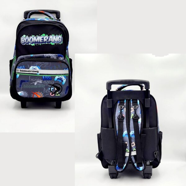 S-529-01 B/R Trolley Bag Blk/Grey