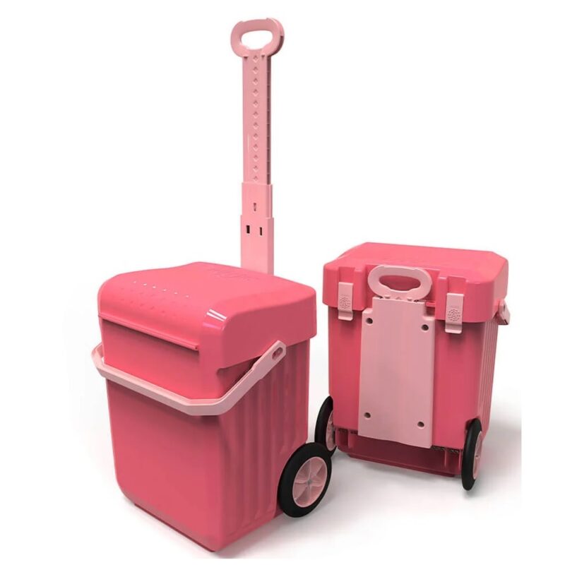 Weelie School Trolley Bag Pink