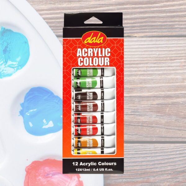 Acrylic Paint Set 12 x 12ml *Dala*