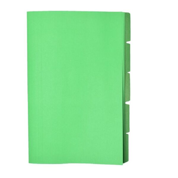 Folders 5-Cut & Scored (100) Green