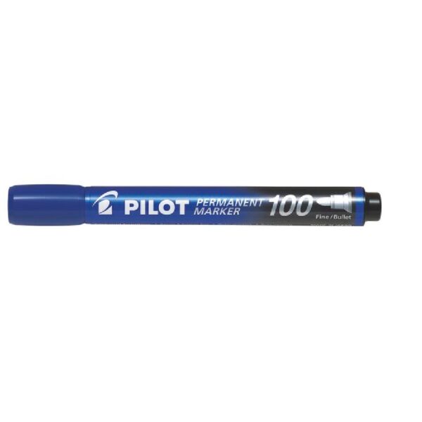 Pilot Permanent Marker 100 Blue Bullet