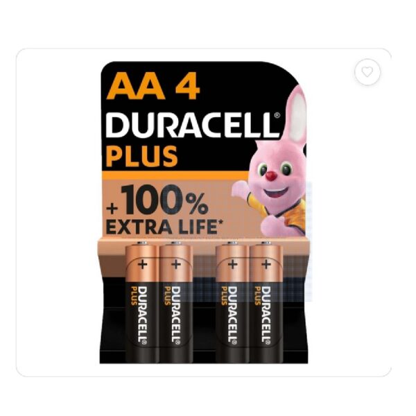 Duracell AA Battery 4 Pack