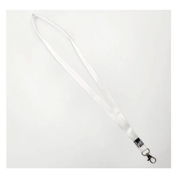 Lanyard With Hook White          