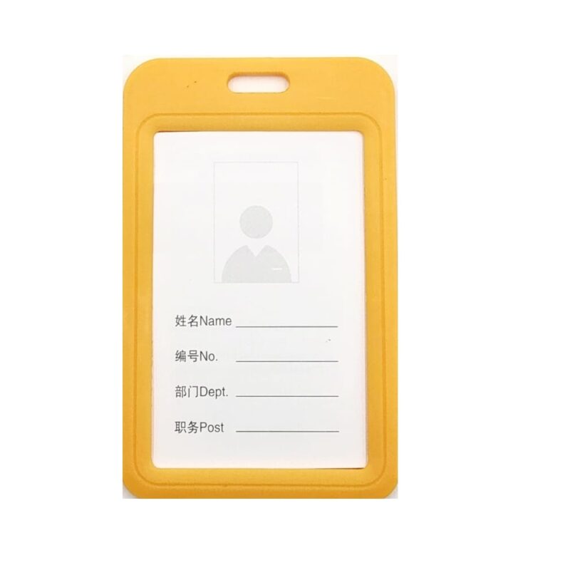 Name Badge Hard Plastic 54X85(10) Orange