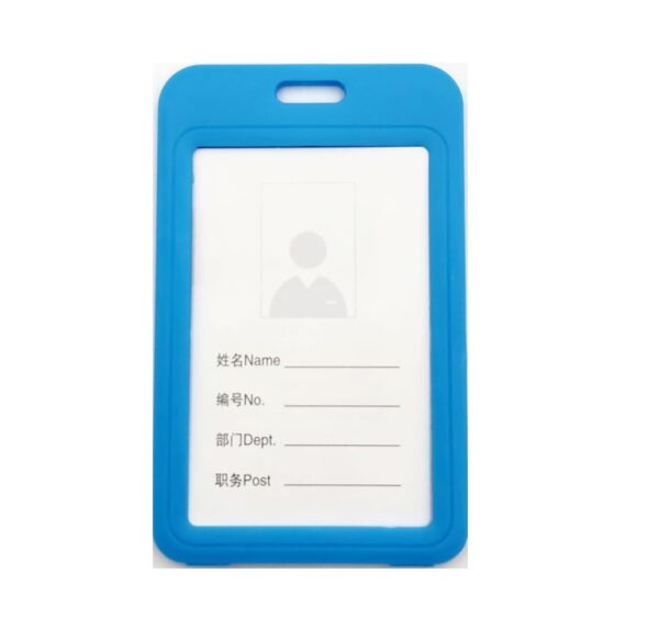 Name Badge Hard Plastic 54X85(10) Light  Blue