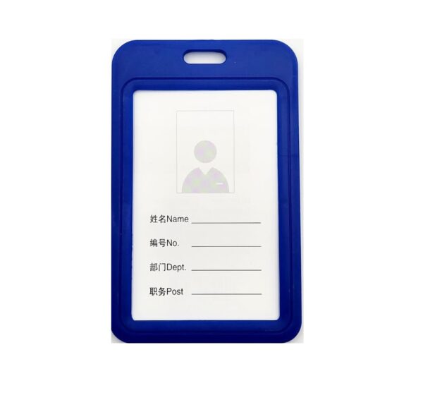 Name Badge Hard Plastic 54X85(10) Neon Blue