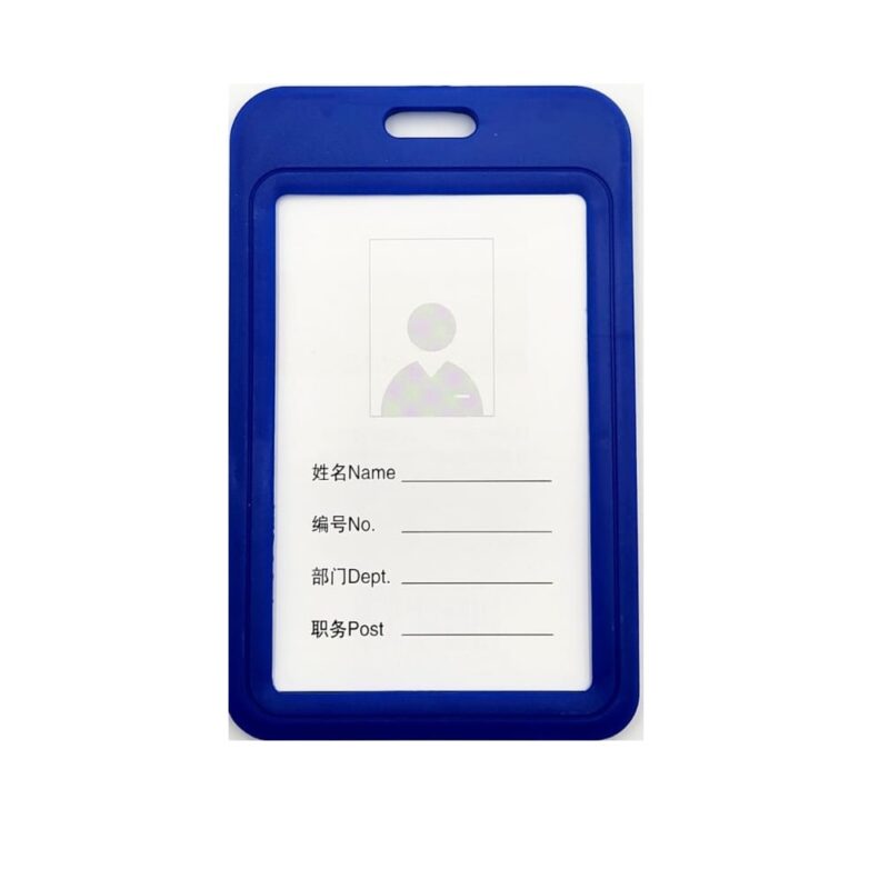 Name Badge Hard Plastic 54X85(10) Neon Blue