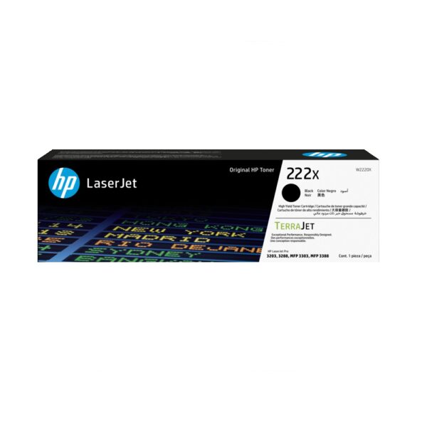 HP 222X Laser Cartridge Black