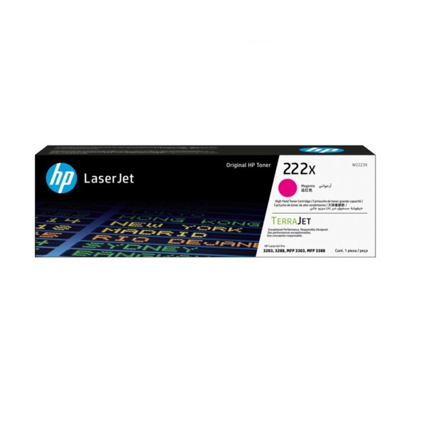 HP 222X Laser Cartridge Magenta
