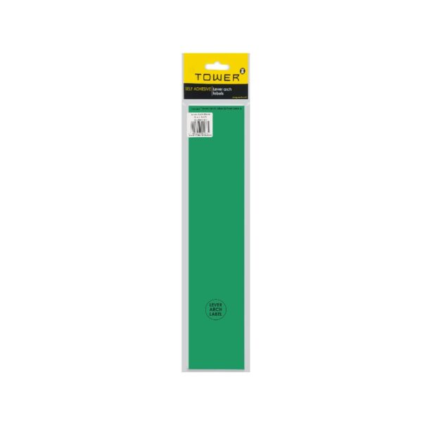 Tower Spine Labels Green (100S)