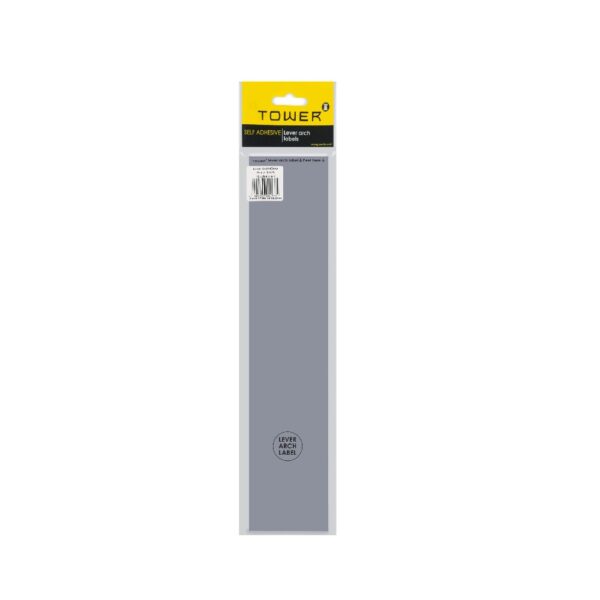 Tower Spine Labels Grey (12'S)