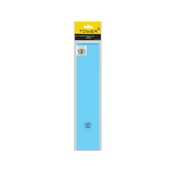 Tower Spine Labels L/Blue (12S)
