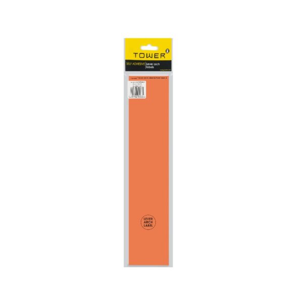 Tower Spine Labels Orange (12'S)