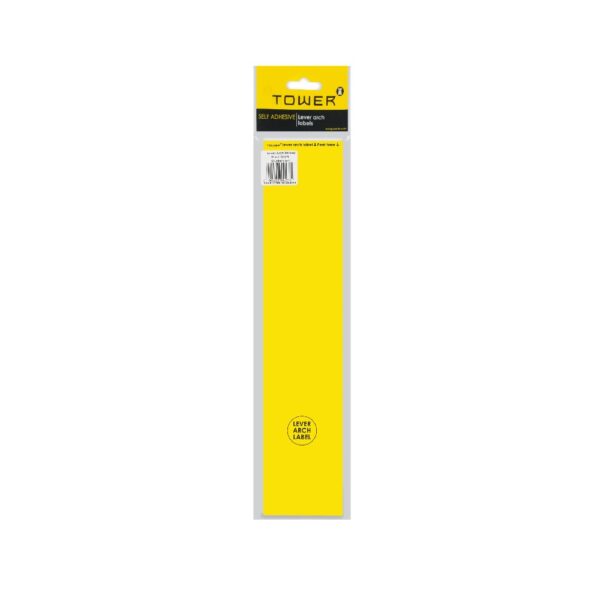 Tower Spine Labels Yellow (100S)
