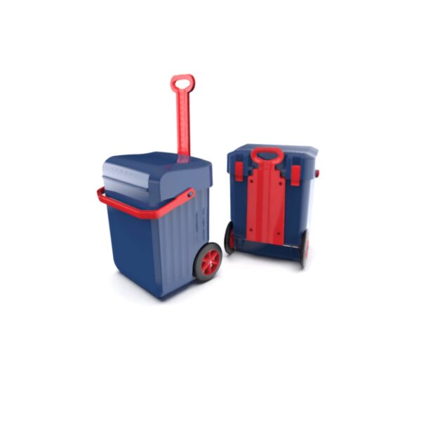 Weelie School Trolley Bag royal / red