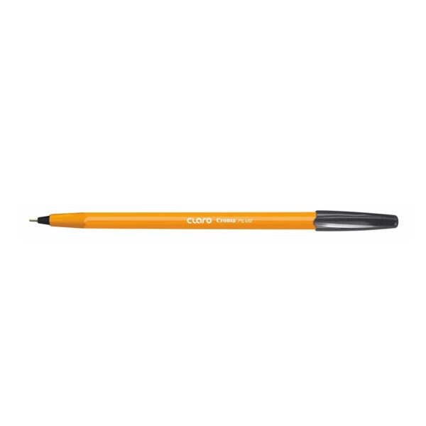 Croma Orange 0.7mm Pen Black