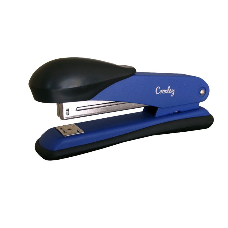 Croxley Fullstrip Metal Stapler Blue 6604