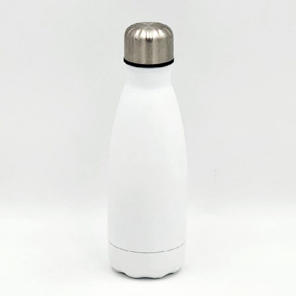 Single Wall 500Ml Stainless Steel White
  Bottle 
