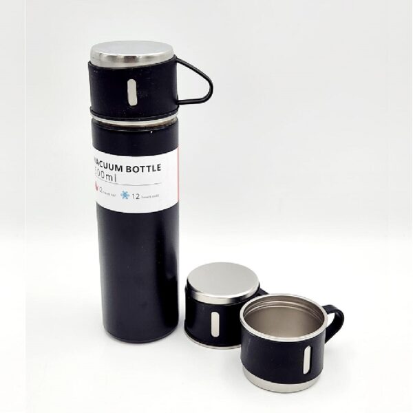 Vacuum Flask Set Black           