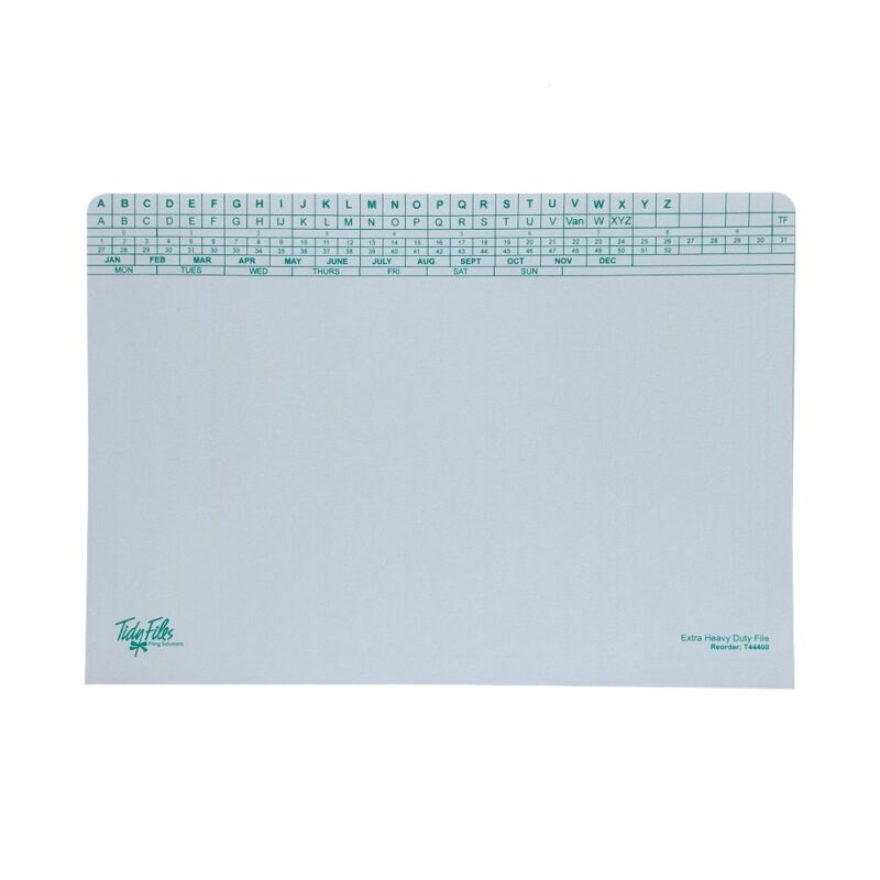 Tidy Files - Extra Heavy Duty + Flaps +
  Clip (40Mm)Pack 25