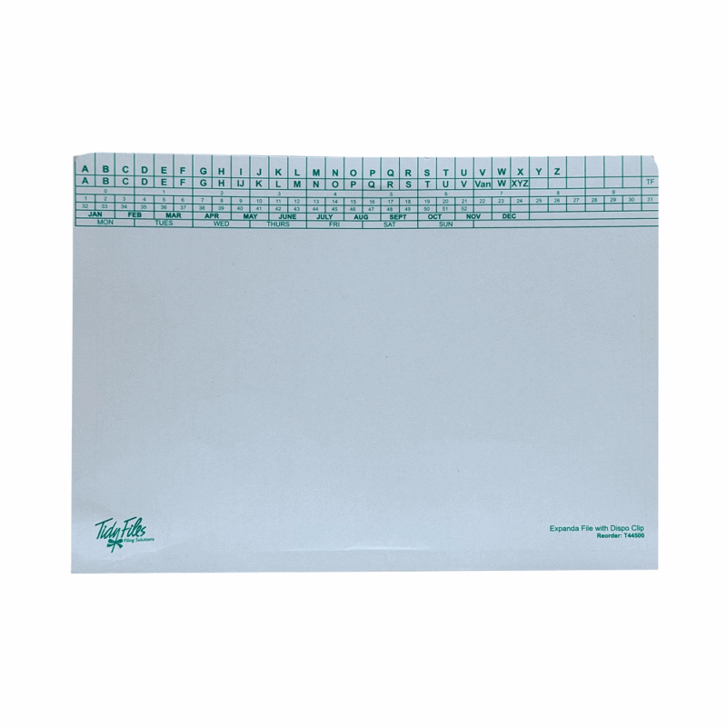 Tidy Files - Expanda File With Dispo
  Clip (50Mm)Pack Of 25
