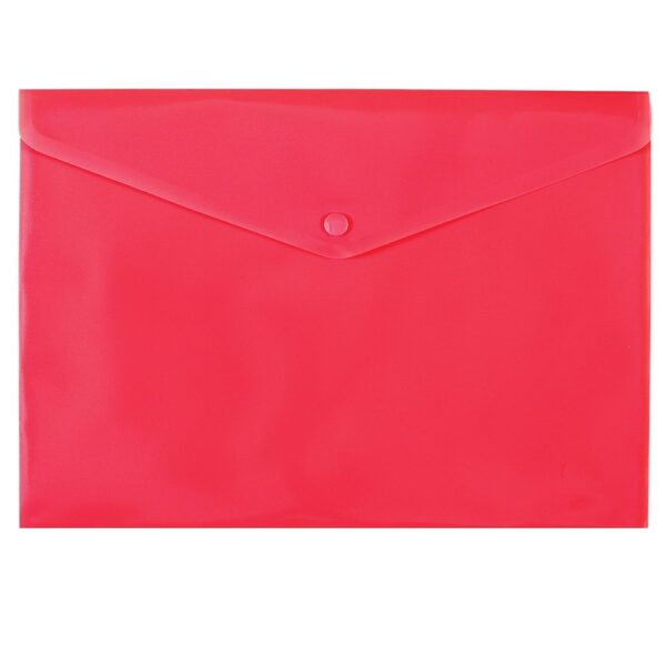 Bantex A4, Business Envelopes - PP Red