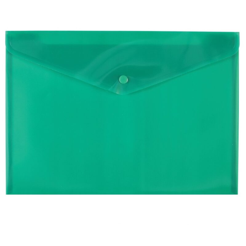 Bantex A4, Business Envelopes - PP Green