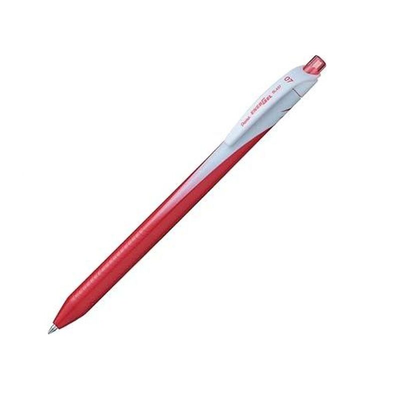 Energel Pen Bl437 Matt Barrel  Red  