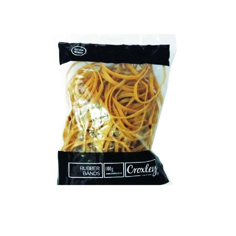CROXLEY 75% Crepe Rubber Bands N0.14 Bag 100g