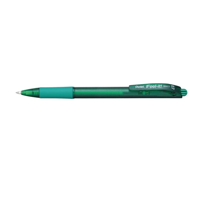 Feel-It Bx417 Ballpen 0.7 Green  Retractable Each
