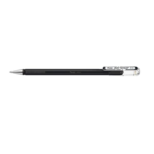 Mattehop Liquid Gel Pen Roller 1mm Black  *Pentel*