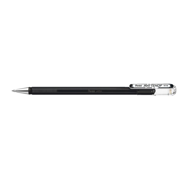 Mattehop Liquid Gel Pen Roller 1mm Black  *Pentel*