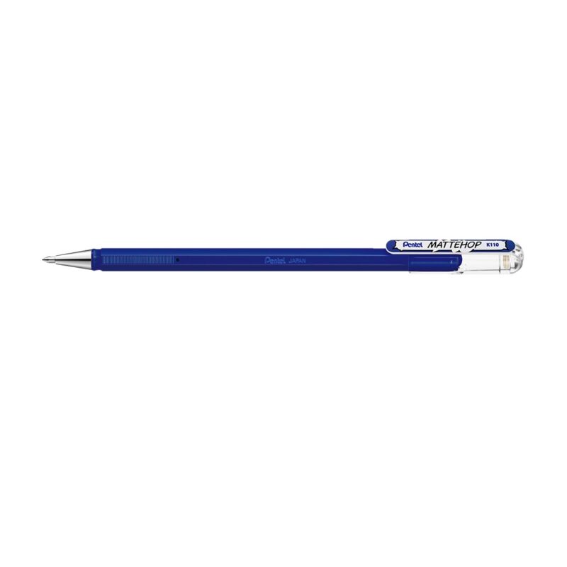 Mattehop Liquid Gel Pen Roller 1mm Blue  *Pentel*