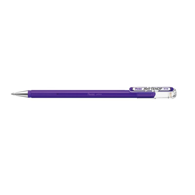 Mattehop Liquid Gel Pen Roller 1mm Violet  *Pentel*
