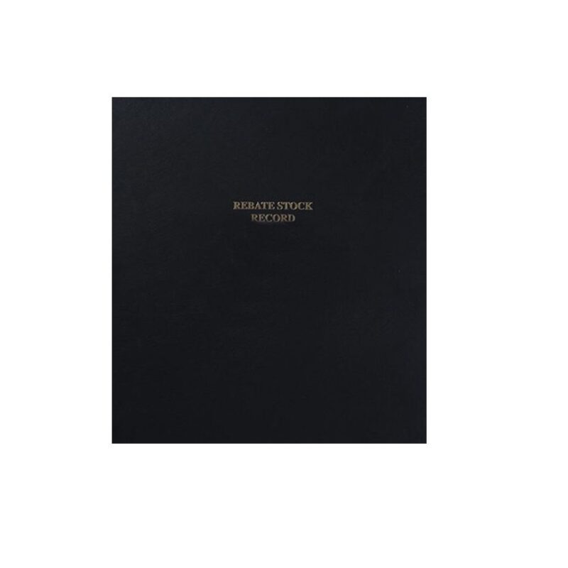 REBATE STOCK BOOK