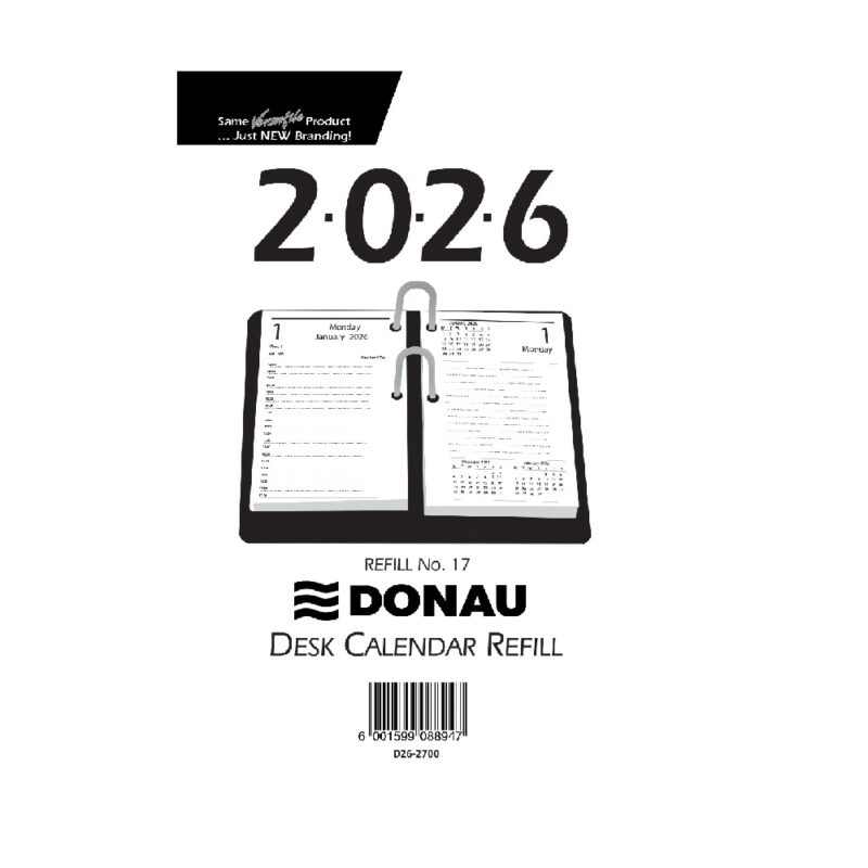 No 17 Diary Calendar Refil 2026