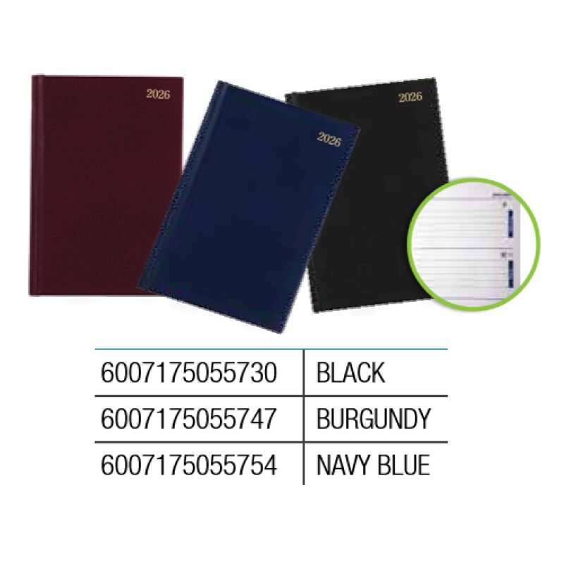 Pocket Week-to-View Diary 2026 Navy
