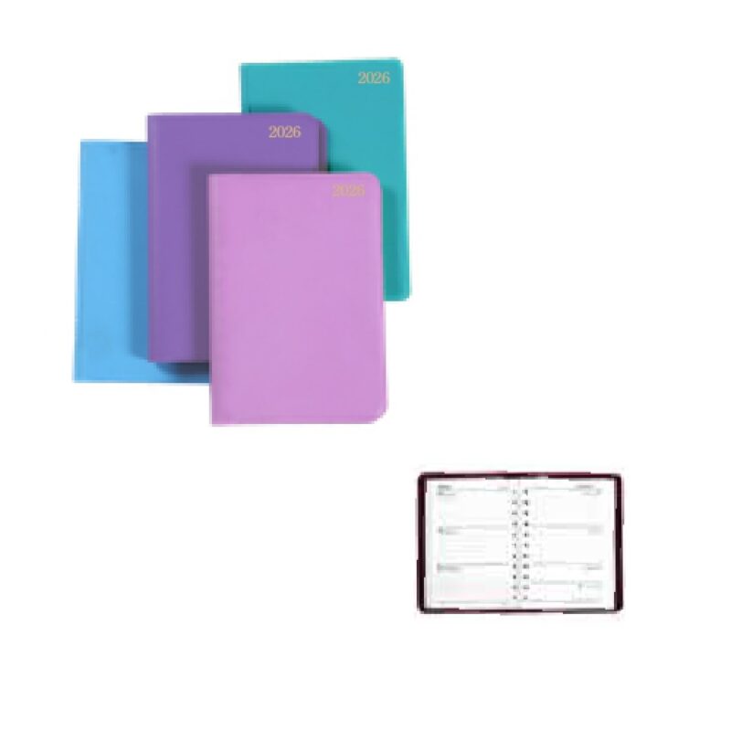 Week-to-View Pocket Diary PVC Cover Wirobound