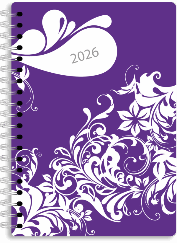 A4 Diary Page A Day Deoflex Pvc Wiro 2026 - Image 5