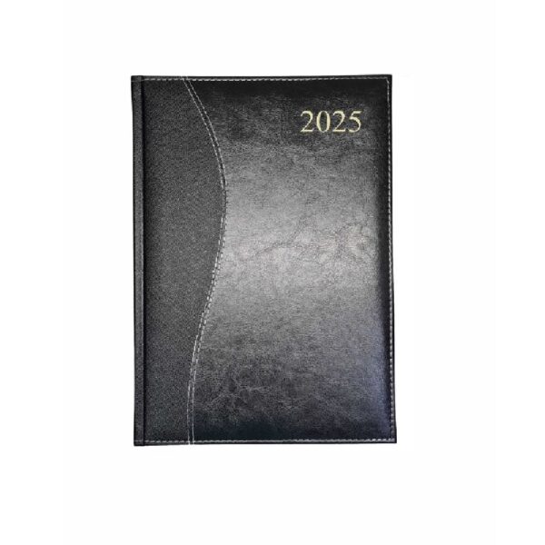 A5 Diary Page A Day Executive SS 2026 Black
