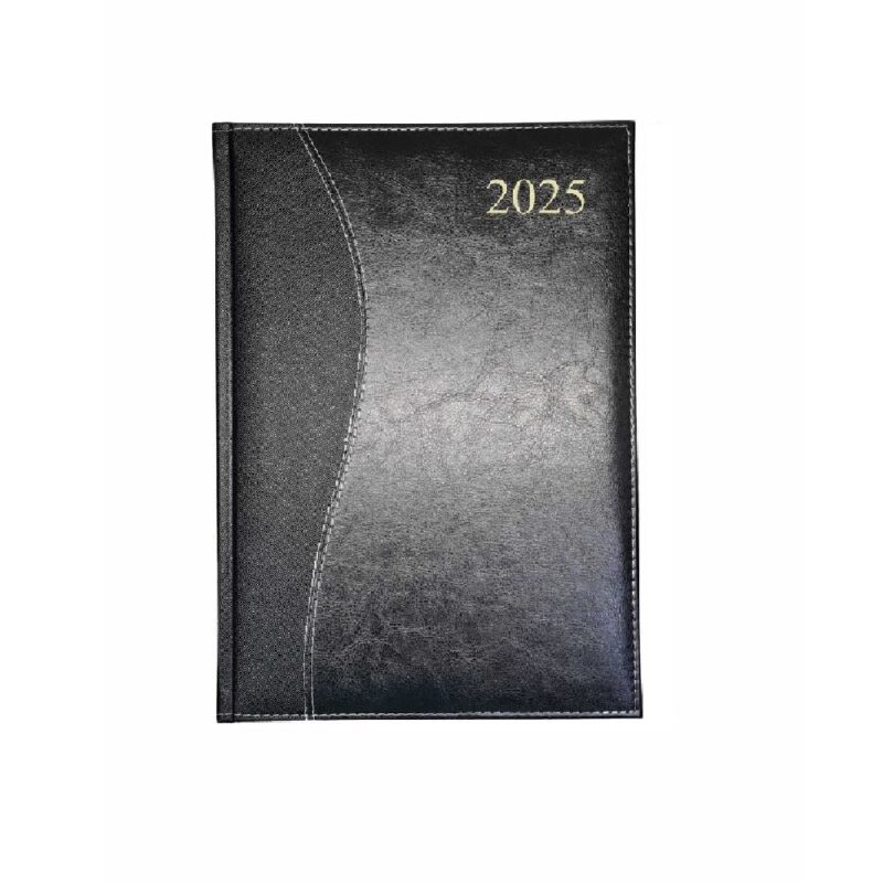 A5 Diary Page A Day Executive SS 2026 Black