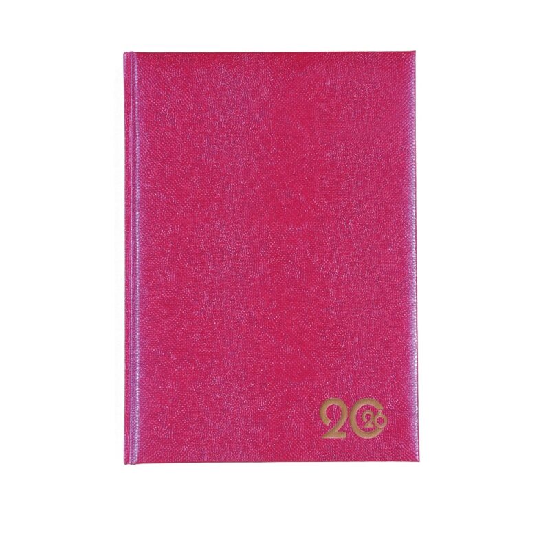 A5 Diary Page A Day Lizzard 2026 Magenta