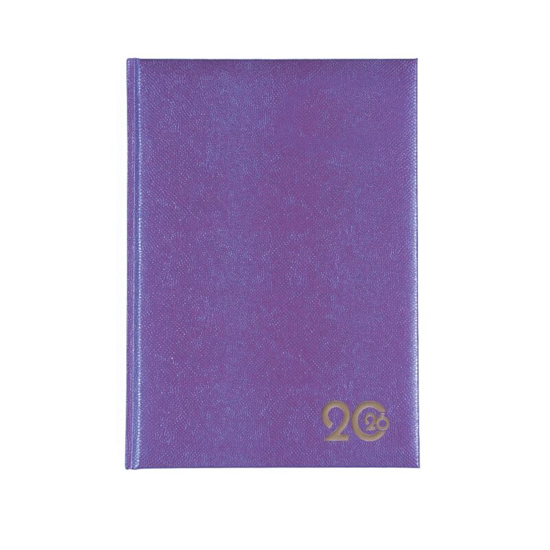 A5 Diary Page A Day Lizzard 2026 Lilac