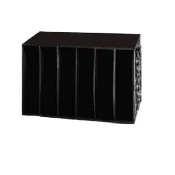 STOW-A-WAY 6 COMPARTMENT BLACK